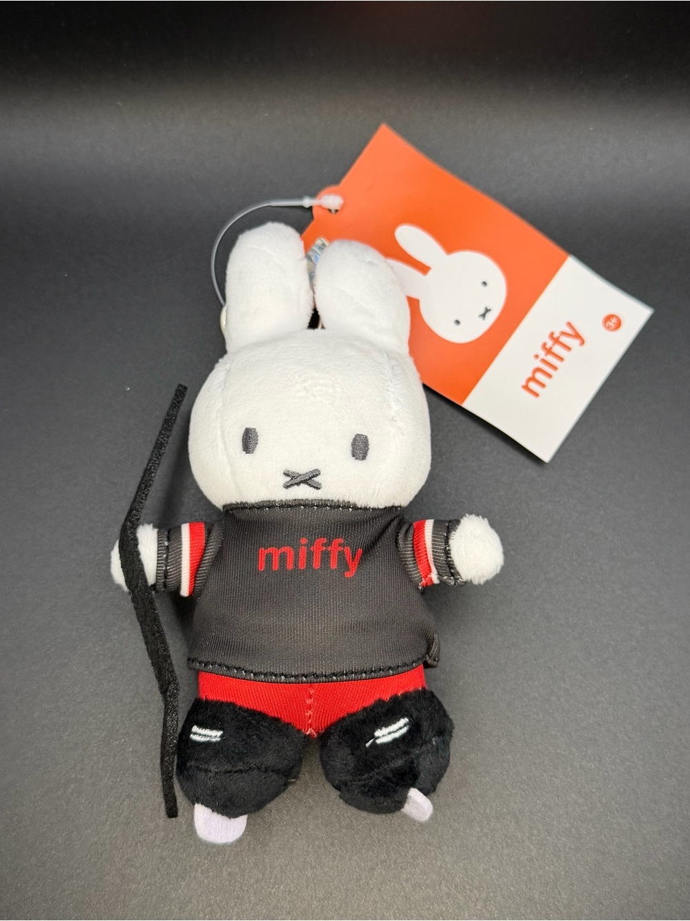 Korean Exclusive Miffy with ice hockey outfit Plush /keychain MF41